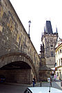 under the st. charles bridge, prague